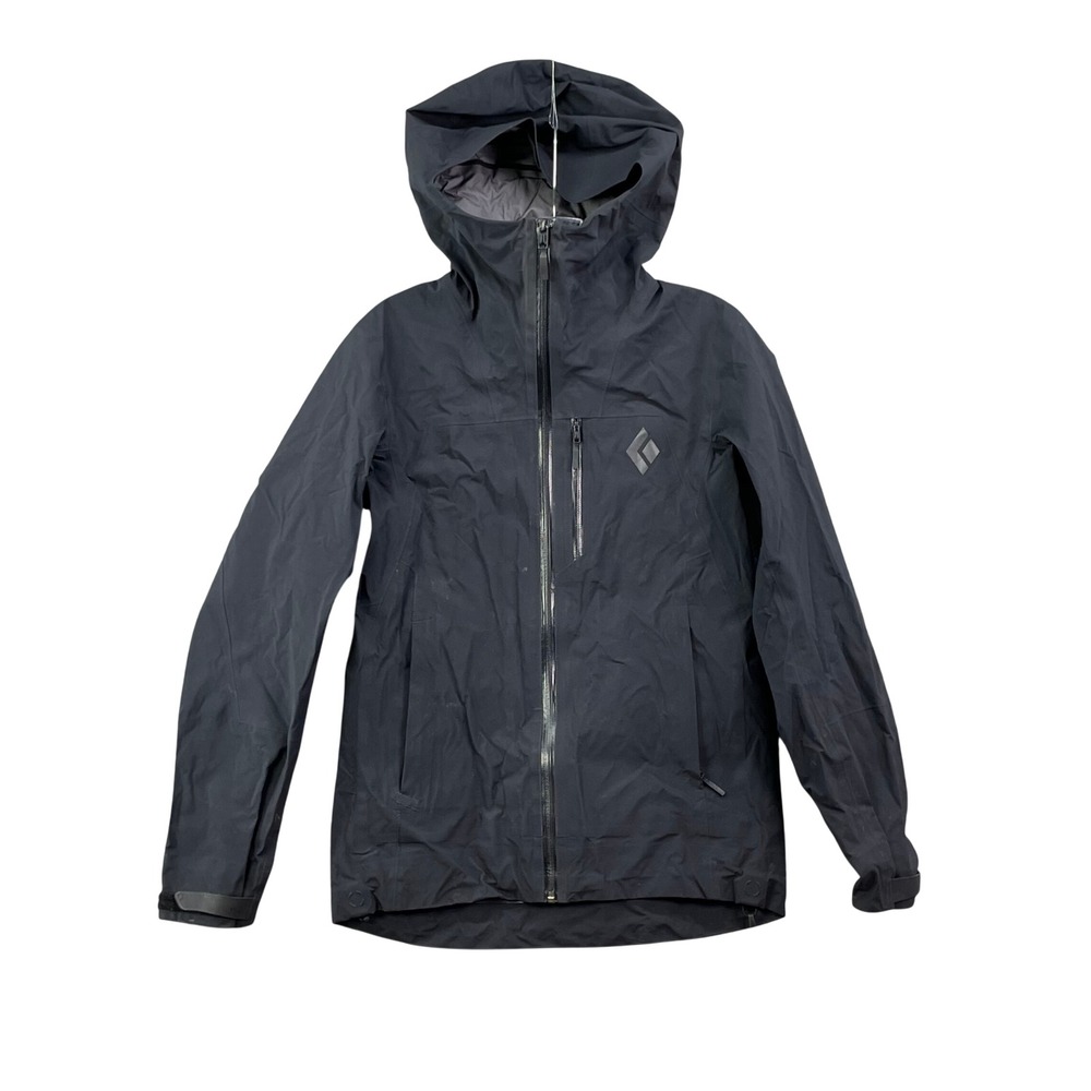 Black Diamond Sharp End Shell Women XS Black Gore-Tex Pro Hooded Jacket Outdoor